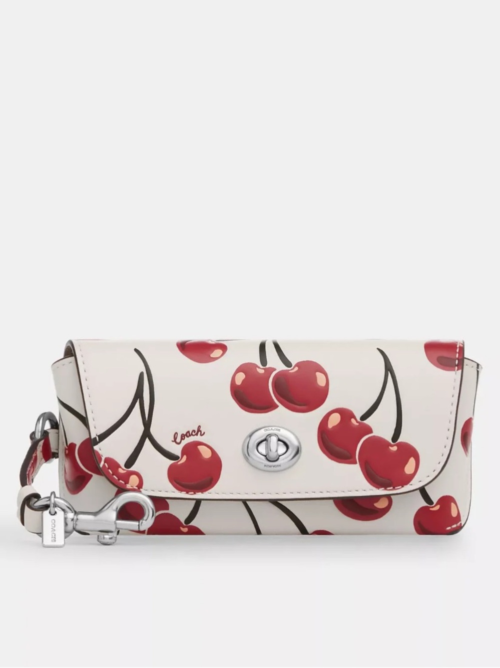 Coach Sunglass Case With Cherry Print NWT